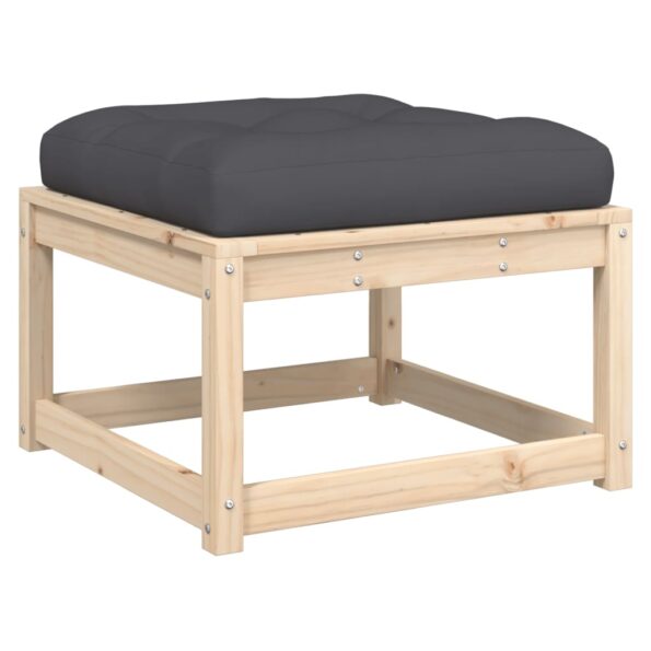 vidaXL 5-dielna záhradná súprava pohoviek s vankúšmi borovicový masív – Obrázok 4