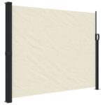 vidaXL Zaťahovacia bočná markíza, krémová 160x300 cm – Obrázok 2