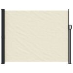 vidaXL Zaťahovacia bočná markíza, krémová 160x300 cm – Obrázok 3