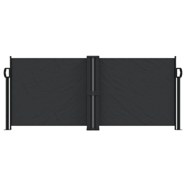 vidaXL Zaťahovacia bočná markíza, čierna 100x600 cm – Obrázok 3