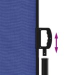 vidaXL Zaťahovacia bočná markíza, modrá 140x1000 cm – Obrázok 6