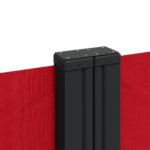 vidaXL Zaťahovacia bočná markíza, červená 160x1000 cm – Obrázok 7