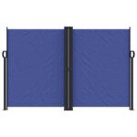 vidaXL Zaťahovacia bočná markíza, modrá 160x1200 cm – Obrázok 3