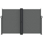 vidaXL Zaťahovacia bočná markíza antracitová 160x1200 cm – Obrázok 3