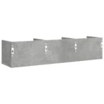 vidaXL Nástenné skrinky 2ks betónovosivé 75x18x16,5cm kompozitné drevo – Obrázok 8
