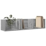 vidaXL Nástenné skrinky 2 ks sivé sonoma 75x18x16,5cm kompozitné drevo – Obrázok 4