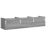 vidaXL Nástenné skrinky 2 ks sivé sonoma 75x18x16,5cm kompozitné drevo – Obrázok 8