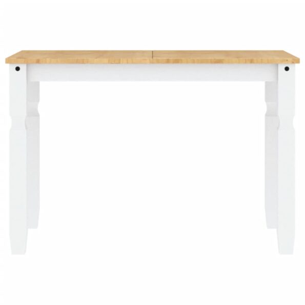 VXL8721012852976_g_en_hd_2.jpg vidaXL Jedálenský stôl Corona biely 112x60x75 cm borovicový masív – Obrázok 4