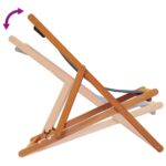 vidaXL Skladacie plážové stoličky 2 ks modré látka – Obrázok 7