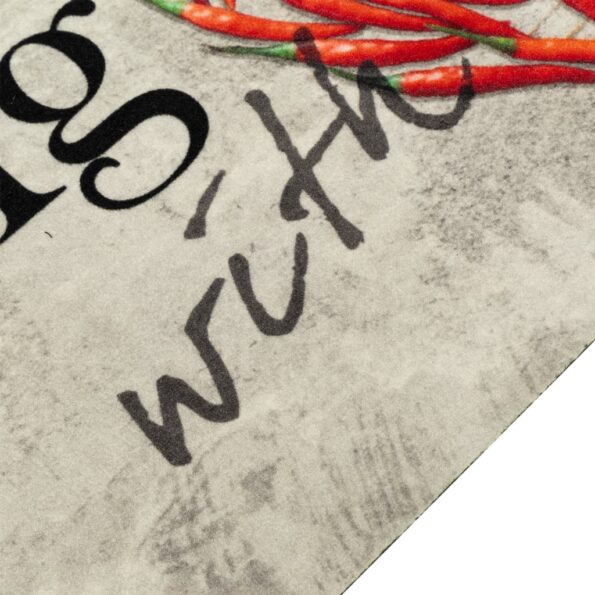 vidaXL Kuchynský koberec, prateľný Varenie s papričkami 60x180cm zamat – Obrázok 3