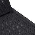 vidaXL Lehátko na opaľovanie čierne 159x57x83,5 cm polypropylén – Obrázok 9