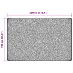 vidaXL Koberec, krátky vlas, viacfarebný 190x300 cm, protišmykový – Obrázok 8