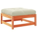 vidaXL 7-dielna záhr.súprava pohoviek s vankúšmi voskovohnedá borovica – Obrázok 10