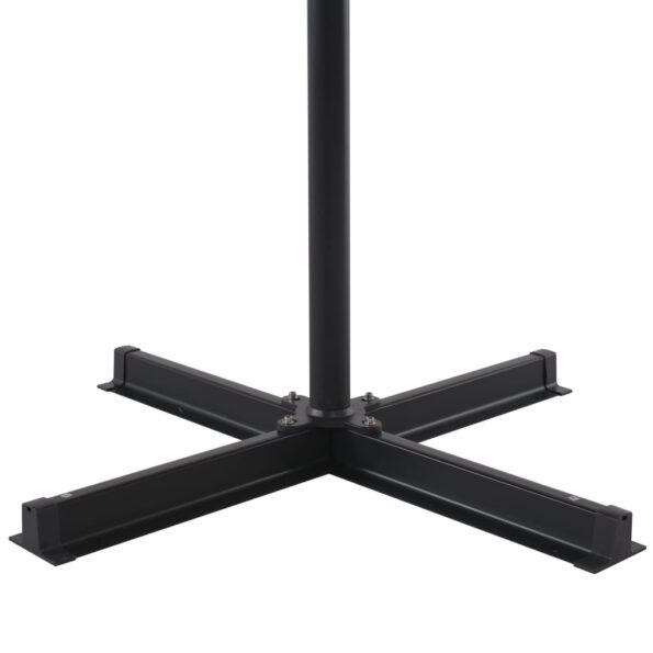 vidaXL Vonkajší slnečník s prenosnou základňou antracitový – Obrázok 6