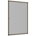 vidaXL Okenná sieťka proti hmyzu hnedá 80x120 cm – Obrázok 4