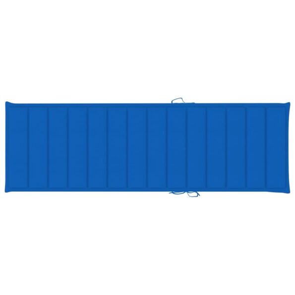 vidaXL Záhradné ležadlo so stolom a podložkou, impregnovaná borovica – Obrázok 4