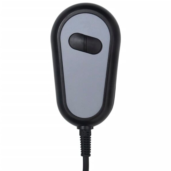 vidaXL Elektrické masážne kreslo hnedé látkové – Obrázok 11