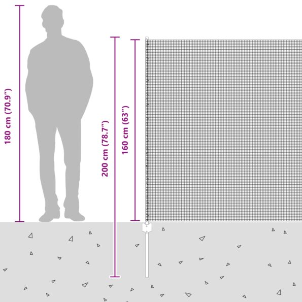 vidaXL Zvárané drôtené oplotenie  s 22 U stĺpmi Strieborné 1.6x25 m Oceľ – Obrázok 13