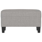 vidaXL Lavica bledosivá 70x35x41 cm látka – Obrázok 3