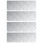 vidaXL Hliníkové protišmykové dosky 4 ks 60x20 cm – Obrázok 2