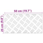 vidaXL Hliníkové rýhované platne 2 ks Protišmyková 50x25 cm – Obrázok 11