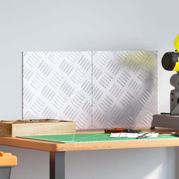 vidaXL Hliníkové protišmykové dosky 2 ks 30x30 cm – Obrázok 3