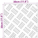 vidaXL Hliníkové protišmykové dosky 2 ks 30x30 cm – Obrázok 8