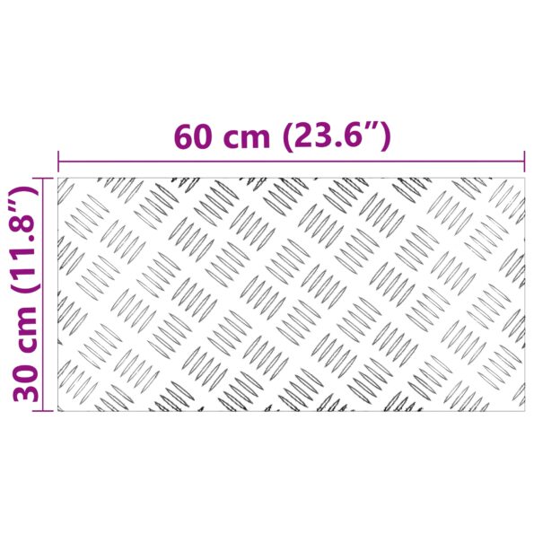 vidaXL Hliníkové protišmykové dosky 4 ks 60x30 cm – Obrázok 8