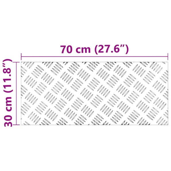 vidaXL Hliníkové karované dosky 4 ks Protišmykové 70x30 cm – Obrázok 8