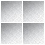 vidaXL hliníkové kontrolné dosky 4 ks protišmykové 50x50 cm – Obrázok 2