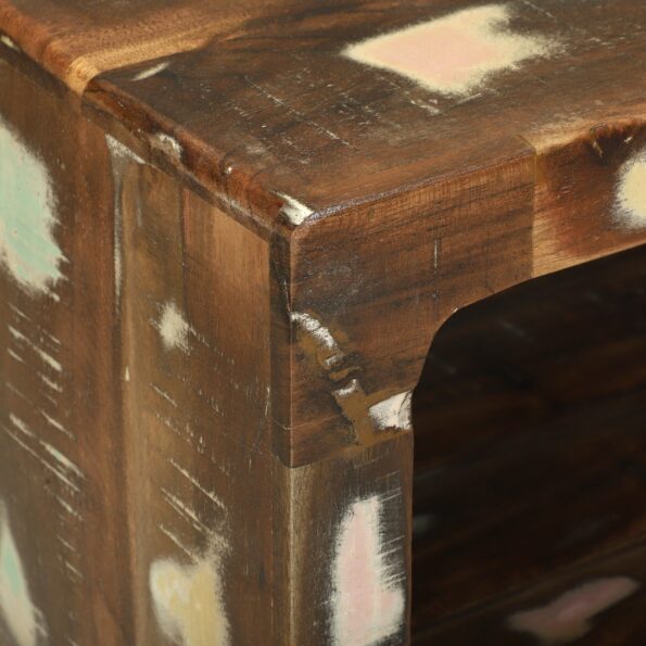 vidaXL konferenčný stolík 90x50x35 cm z recyklovaného dreva – Obrázok 7