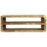 vidaXL TV skriňa 100x32x36 cm z pevného mangového dreva – Obrázok 3