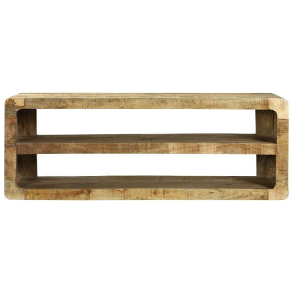 vidaXL TV skriňa 100x32x36 cm z pevného mangového dreva – Obrázok 3