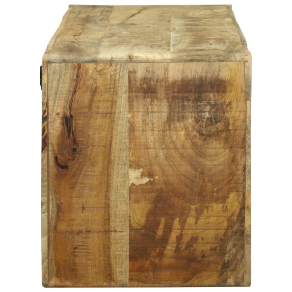 vidaXL TV skriňa 100x32x36 cm z pevného mangového dreva – Obrázok 4