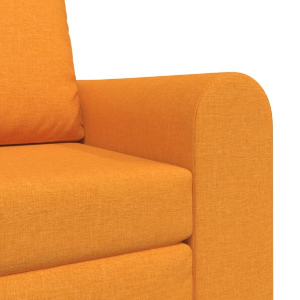 vidaXL Podlahová pohovka na spanie 2 v 1 tmavožltá 98x71x83 cm Textil – Obrázok 8