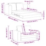 vidaXL Floor Sofa Bed 2-v-1 Tmavozelený 148x71x83 cm Textilné – Obrázok 12