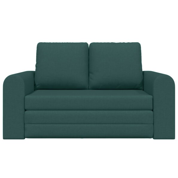 4106677_6.jpg vidaXL Floor Sofa Bed 2-v-1 Tmavozelený 148x71x83 cm Textilné – Obrázok 6