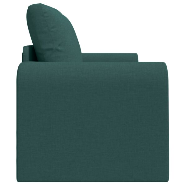 4106677_7.jpg vidaXL Floor Sofa Bed 2-v-1 Tmavozelený 148x71x83 cm Textilné – Obrázok 7