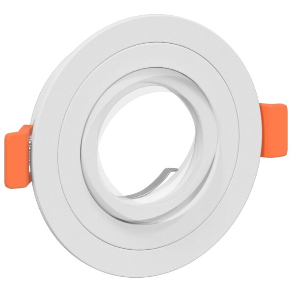 vidaXL zabudované reflektory 6 ks Okrúhle GU10 Biele Ø91 mm – Obrázok 11