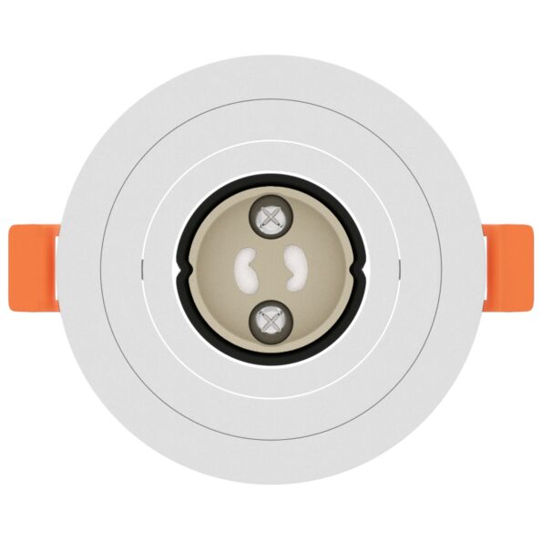 vidaXL zabudované reflektory 6 ks Okrúhle GU10 Biele Ø91 mm – Obrázok 5