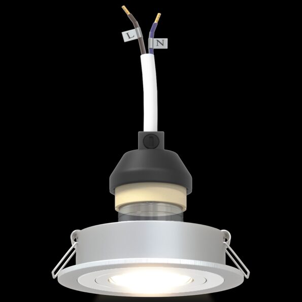 vidaXL vstavané reflektory 6 ks Okrúhly GU10 Strieborný Ø91 mm – Obrázok 10