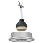 vidaXL vstavané reflektory 6 ks Okrúhly GU10 Strieborný Ø91 mm – Obrázok 2