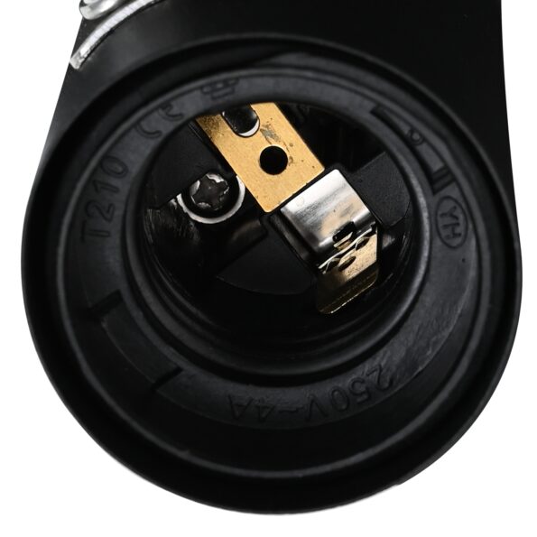 vidaXL Stropné bodové svetlo dvojcestne nastaviteľné čierne E27 – Obrázok 8