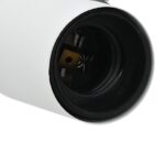 vidaXL Stropný reflektor 3-smenný nastaviteľný biely E27 – Obrázok 8