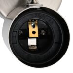 vidaXL stropné bodové svetlo 3-cestne nastaviteľné kefované niklové E27 – Obrázok 8