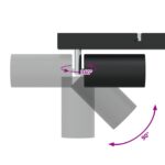 vidaXL Stropný Reflektor 3-cestný nastaviteľný čierny GU10 – Obrázok 12