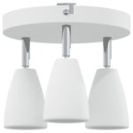 vidaXL Stropný reflektor 3 Way Adjustable White GU10 – Obrázok 6