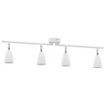 vidaXL Stropný reflektor 4-cestný nastavitelný GU10 biely – Obrázok 4