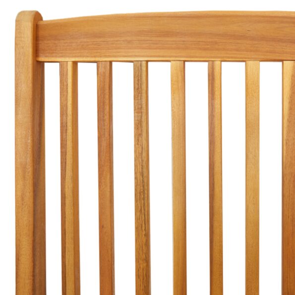 vidaXL 3-dielny záhradný bistro set - Masívne akáciové drevo – Obrázok 11