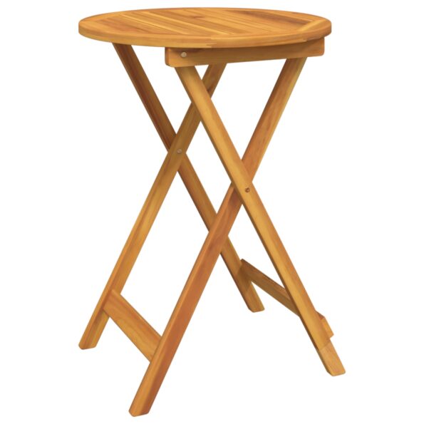 vidaXL 3-dielny záhradný bistro set - Masívne akáciové drevo – Obrázok 6